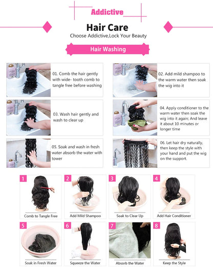 220 Density Body Wave Short Bob 13x4 13x6 Transparent Lace Front Human Hair Wigs 5x5 HD Pre Plucked Lace Frontal Wig For Women