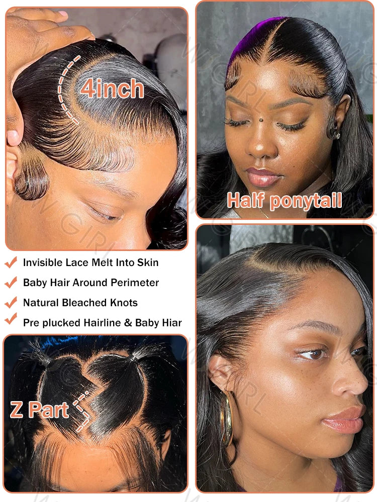 Curly Short Bob 220% HD 13X6 Lace Frontal Human Hair Wigs Deep Wave 13X4 Lace Front Wig 5X5 Closure Brazilian Remy Hair Wig