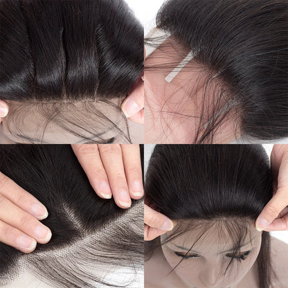 13x4 13x6 Frontal Only 4X4 5X5 6X6 Lace Closure Ear to Ear Frontal Closure Body Wave Lace Frontal Closure 10A Remy Human Hair
