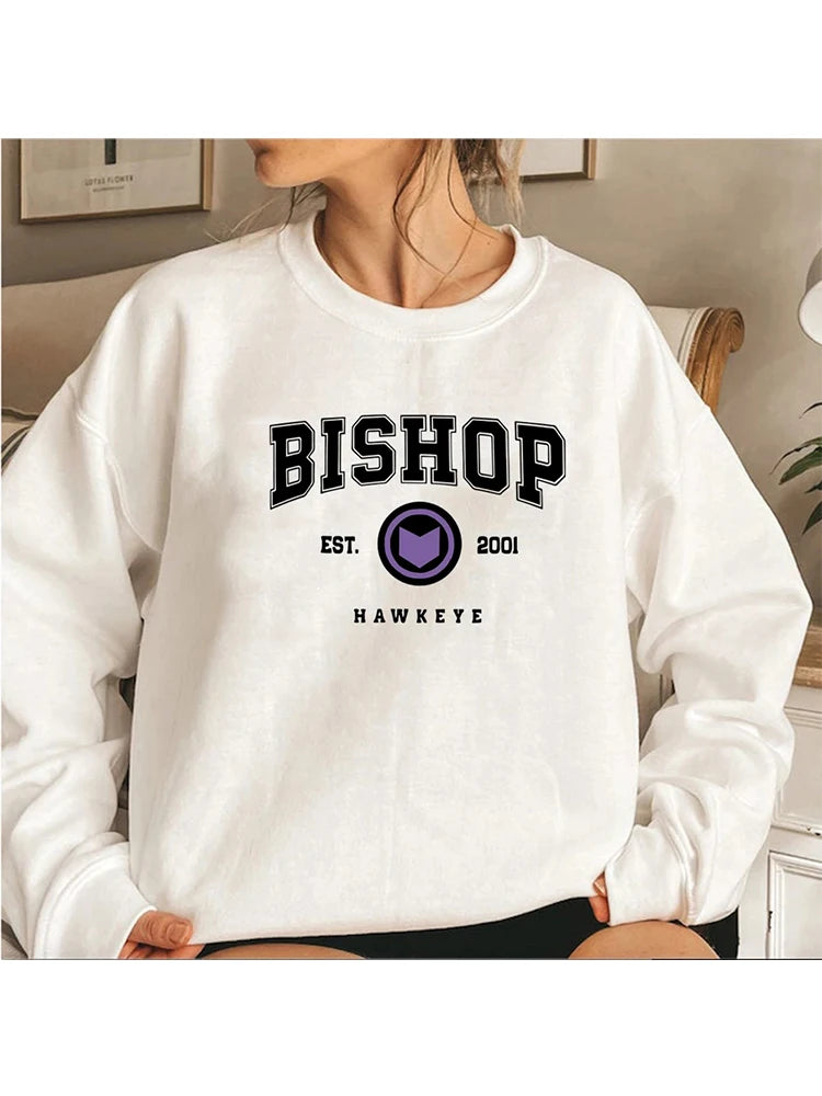 Kate Bishop 2001 Sweatshirts Hawkeye Barton Sweats hoodies Unisex Long Sleeve Pullovers Hoodie Streetwear Tops