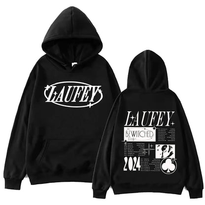 Laufey Tour 2024 Hoodie Harajuku Hip Hop Pullover Top Man Woman Sweatshirt Fans Gift Hooded Streetwear Comfortable Soft Clothing