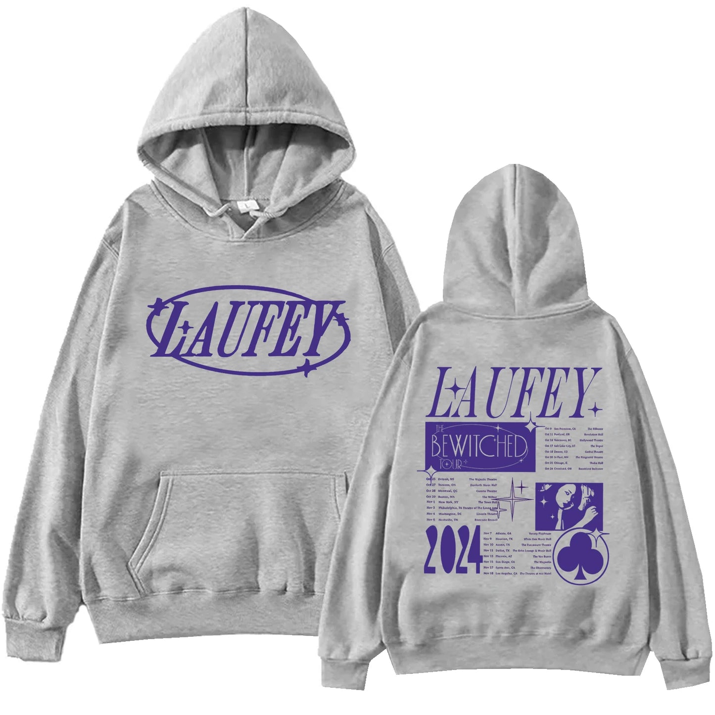 Laufey Tour 2024 Hoodie Harajuku Hip Hop Pullover Top Man Woman Sweatshirt Fans Gift Hooded Streetwear Comfortable Soft Clothing