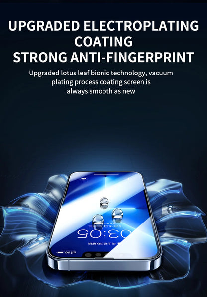 3Pcs Tempered Glass for iPhone 14 13 12 11 15 Pro Max Mini Screen Protector for iPhone XR X XS MAX 7 8 Plus 16 Protective Glass