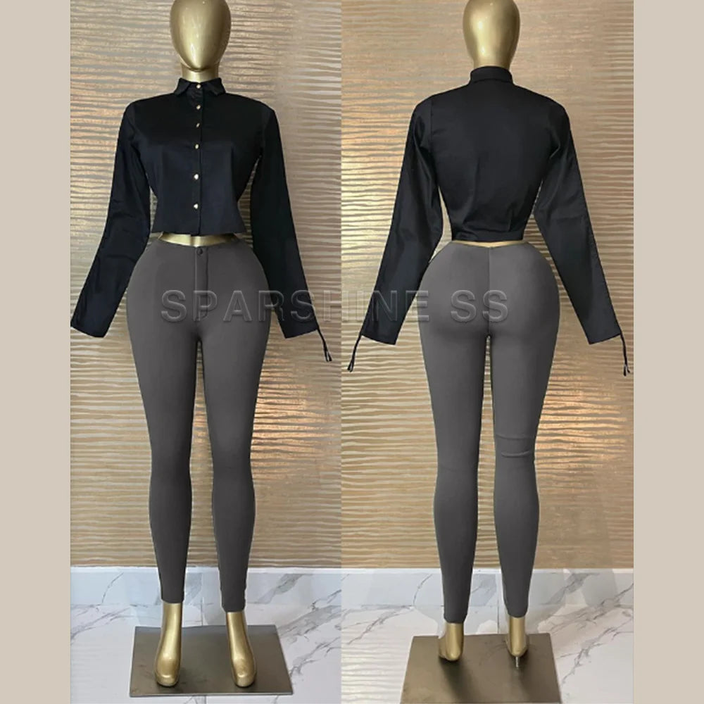 2024 Women Seamless Hip Lifting Leggings High Waist Fitness Pants Push Up Yoga Gym Trainer Trousers Solid Color Fashion Pant