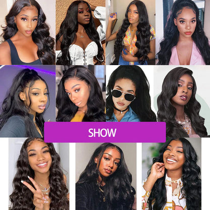 Body Wave Clip in Hair Extensions Human Hair 125G Weft Long Wavy Clip ins Remy Hair Extensions for Women and Girls 20 Inch