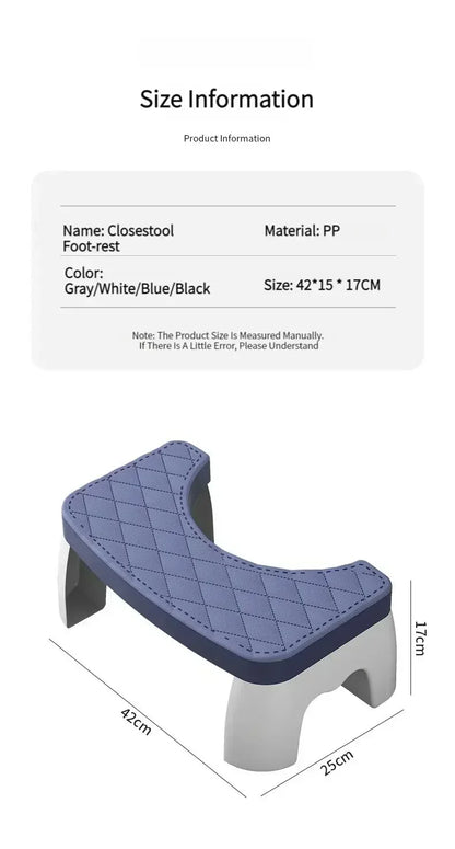 Waterproof Squatty Potty Toilet Stool Toilet Foot Stool Squat Stool For Pregnant Woman Children Adult Old People