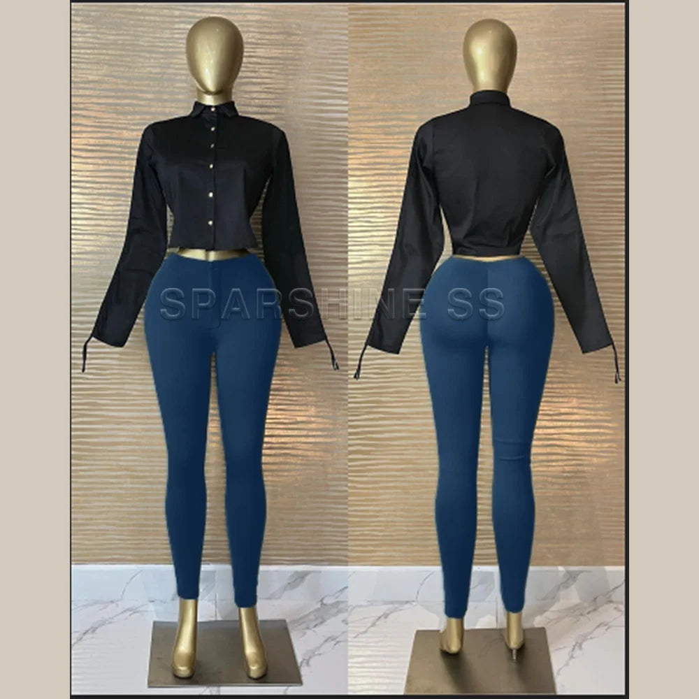 2024 Women Seamless Hip Lifting Leggings High Waist Fitness Pants Push Up Yoga Gym Trainer Trousers Solid Color Fashion Pant