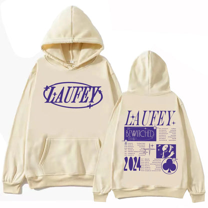Laufey Tour 2024 Hoodie Harajuku Hip Hop Pullover Top Man Woman Sweatshirt Fans Gift Hooded Streetwear Comfortable Soft Clothing