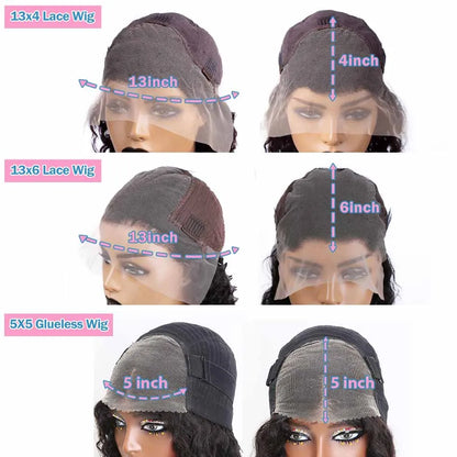 Links Bone Straight Short Bob Wig 250 Density 13x4 13x6 Lace Front Human Hair Wigs Pre Plucked 5X5 Closure Remy Hair Wig